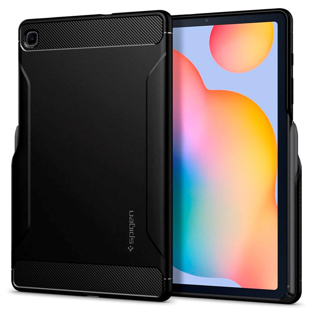 Samsung Galaxy Tab S6 Lite (2020 - 2024) - Spigen Rugged Armor Cover - Sort