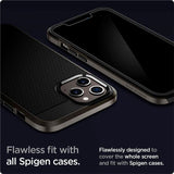 Spigen iPhone 12 Pro Max EZ Fit Glas.tR Skærmbeskyttelse 2. Stk - Case Friendly - Gennemsigtig