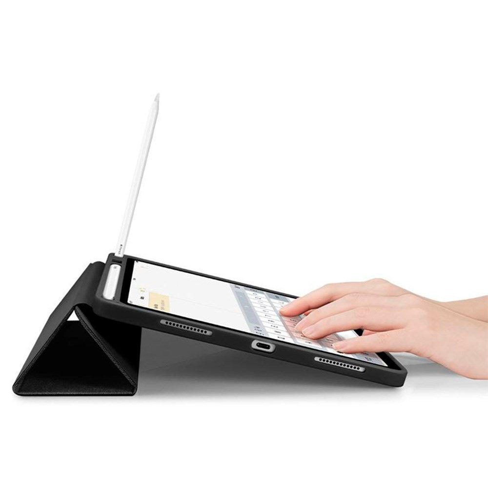 Spigen iPad Air 10.9-11" (2025-2020) Urban Fit Stof Flip Cover m. Pen Holder - Sort