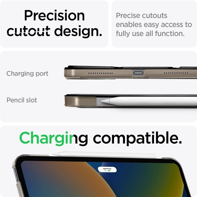 iPad 11" (2025) / iPad 10.9" (2024/2022) Spigen Smart Fold Cover - Sort