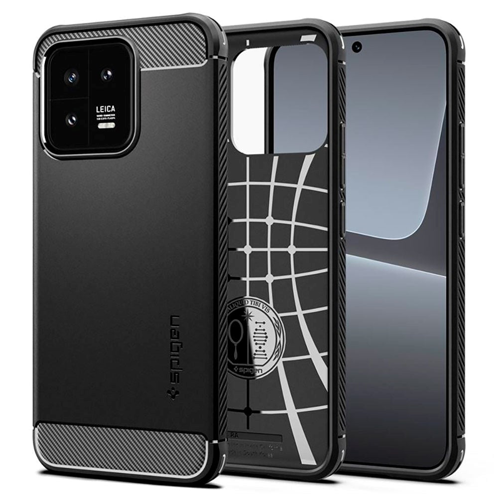 Spigen Xiaomi 13 Lite Rugged Armor Bagside Cover - Sort