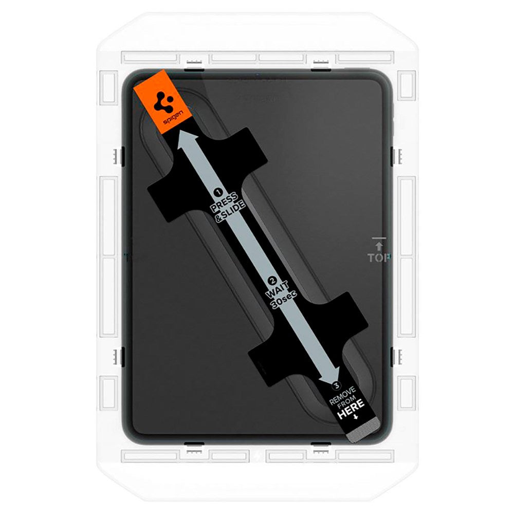 Spigen iPad 11" (2025) / iPad 10.9" (2024/2022) EZ Fit Glas.tR Skærmbeskyttelse - Case Friendly - Gennemsigtig