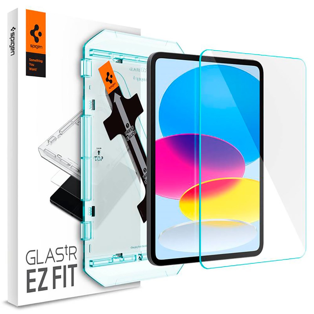 Spigen iPad 11" (2025) / iPad 10.9" (2024/2022) EZ Fit Glas.tR Skærmbeskyttelse - Case Friendly - Gennemsigtig