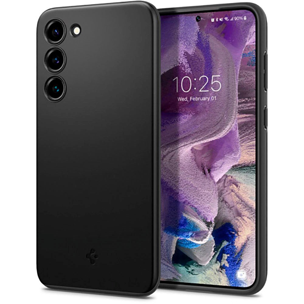 Spigen Samsung Galaxy S23 Thin Fit Bagside Cover - Sort