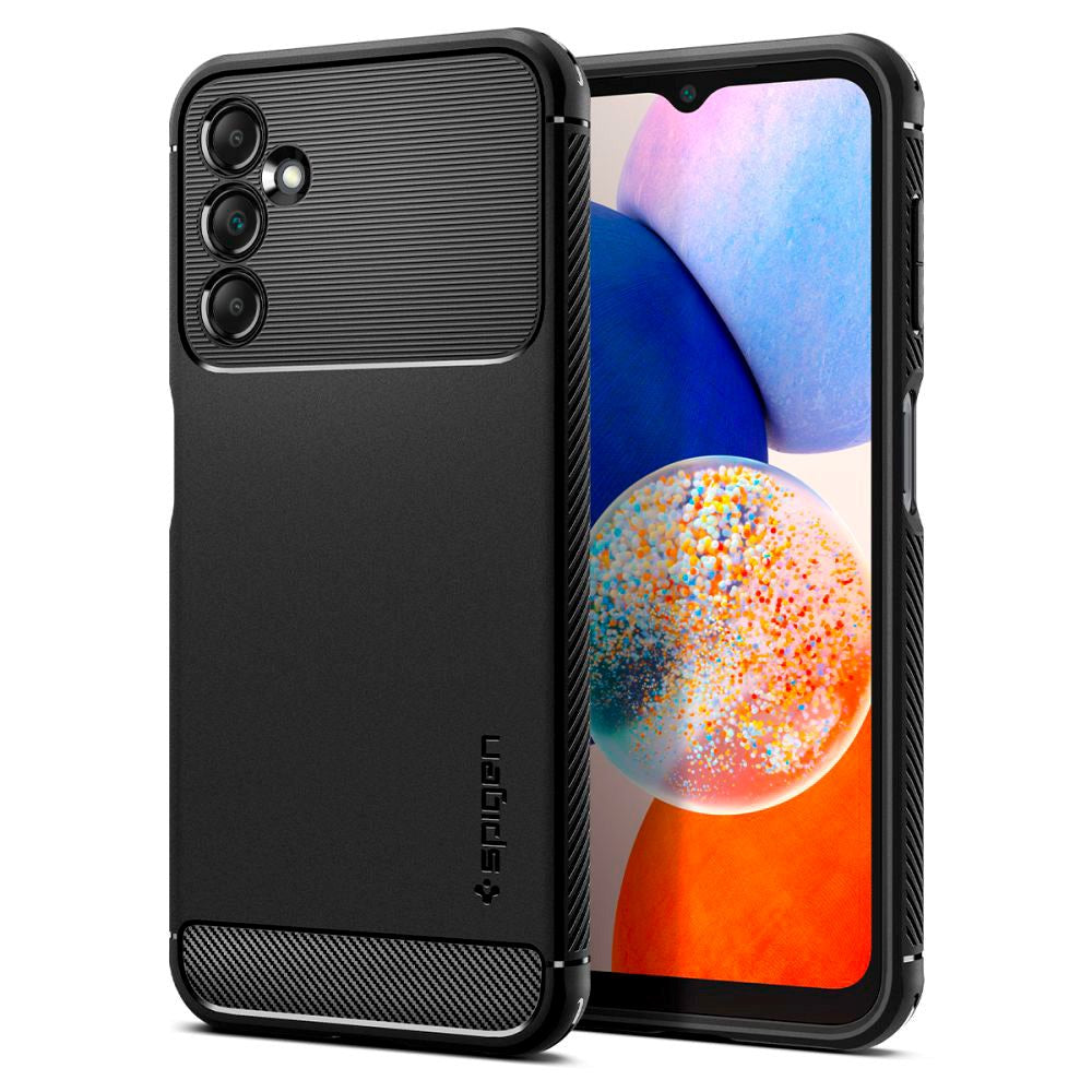 Spigen Samsung Galaxy A14 (5G) Rugged Armor Bagside Cover - Sort