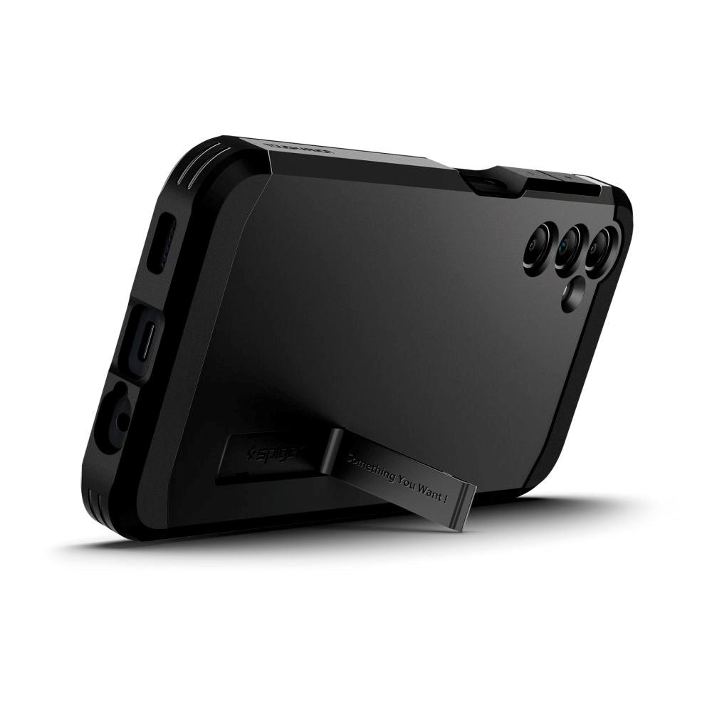 Spigen Samsung Galaxy A14 (5G) Tough Armor Case m. Kickstand - Sort