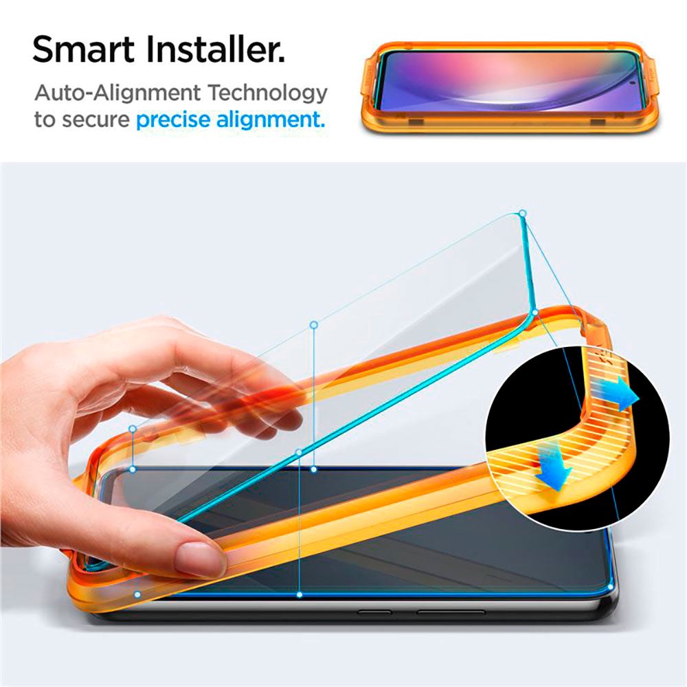 Spigen Samsung Galaxy A54 5G Skærmbeskyttelse - 2-Pack - Gennemsigtig