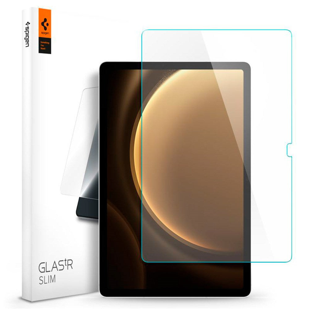 Spigen Samsung Galaxy Tab S10 FE / S9 FE Glas.tr Slim Skærmbeskyttelse - Gennemsigtig