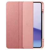 iPad Pro 13" (2024) Spigen Urban Fit Stof Tablet Cover m. Pen Holder - Rose Gold