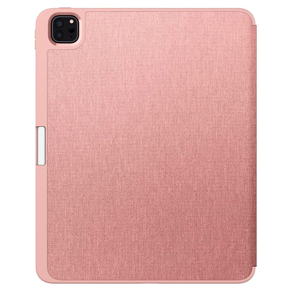 iPad Pro 13" (2024) Spigen Urban Fit Stof Tablet Cover m. Pen Holder - Rose Gold