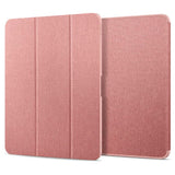 iPad Pro 13" (2024) Spigen Urban Fit Stof Tablet Cover m. Pen Holder - Rose Gold