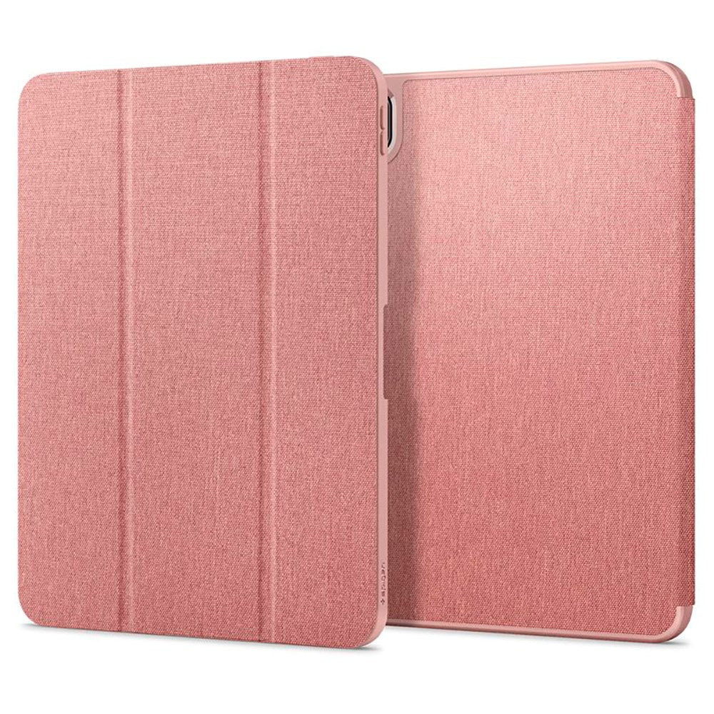 iPad Pro 11" (2024) Spigen Urban Fit Stof Tablet Cover m. Pen Holder - Rose Gold