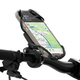 Quick & Go Ringke Mobilholder til Cykel - Maks Mobil: 147 x 72mm - Sort