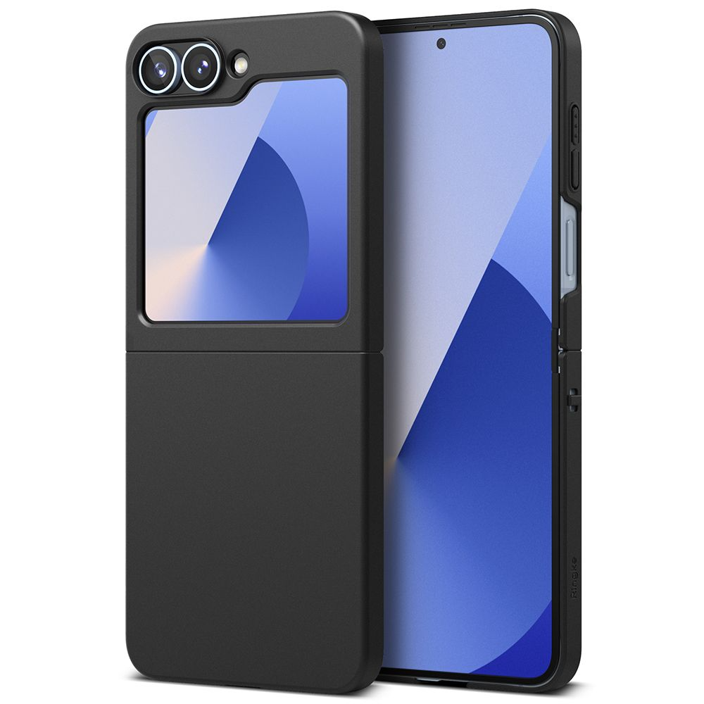 Samsung Galaxy Z Flip7 FE / Flip6 - Ringke Slim - Plastik Cover - Sort