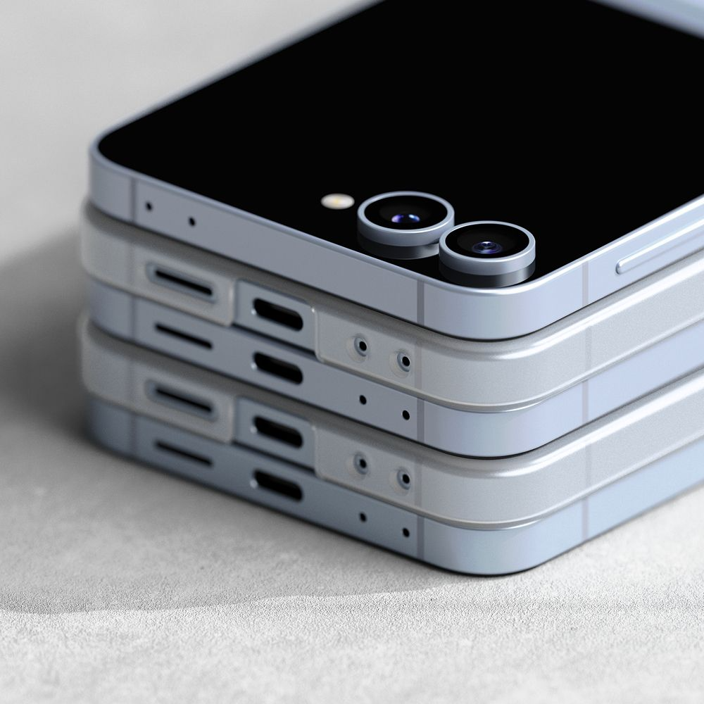 Samsung Galaxy Z Flip7 FE / Flip6 - Ringke Slim - Plastik Cover - Sort