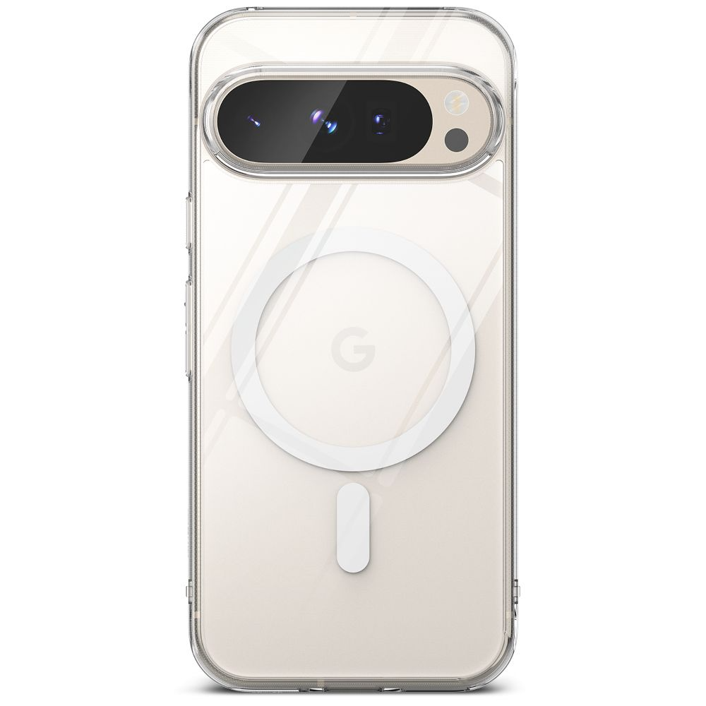 Google Pixel 9 / 9 Pro - Ringke Fusion - Fleksibelt Plastik Cover - MagSafe Kompatibel - Gennemsigtig