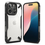 Ringke iPhone 16 Pro Max Fusion X Mobil Cover - Gennemsigtig / Sort