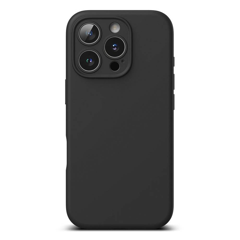Ringke iPhone 16 Pro Max Silikone Mobil Cover - MagSafe Kompatibel - Sort