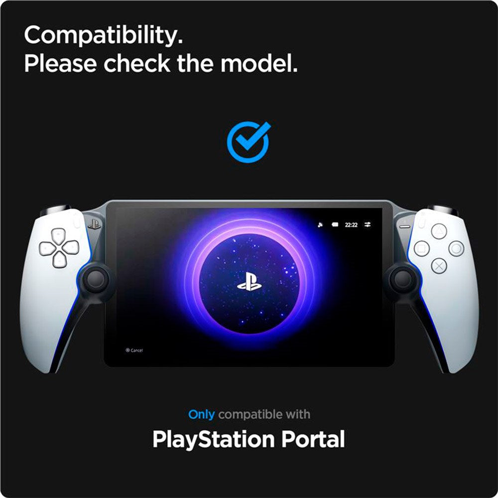 Spigen Glass tR EZ Fit Glasbeskyttelse til PlayStation Portal Remote Player - Gennemsigtig