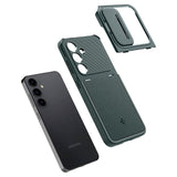 Spigen Samsung Galaxy S24 Optik Armor Cover - Mørkegrøn