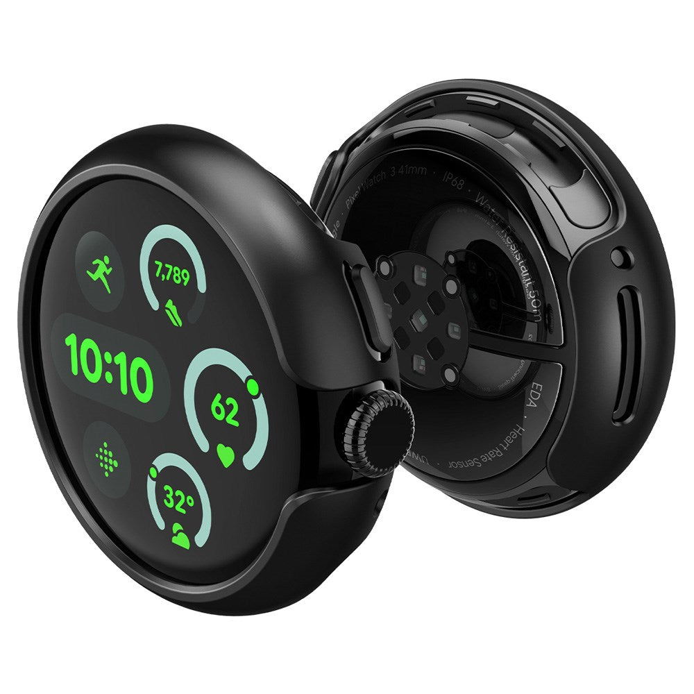 Spigen Google Pixel Watch 1 / 2 / 3 (41mm) Thin Fit Cover - Sort