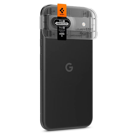 Google Pixel 8a Spigen Kameralinse Beskyttelsesglas - 2-pak - Sort / Gennemsigtig