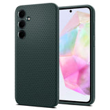 Samsung Galaxy A35 (5G) Spigen Liquid Air Mobil Cover - Grøn