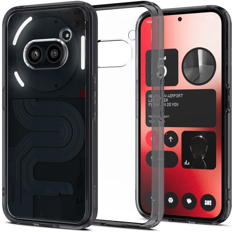 Spigen Nothing Phone (2a) Ultra Hybrid Case - Gennemsigtig / Grå