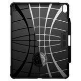 iPad Air 13" (2024) Spigen Rugged Armor Pro Case m. Apple Pencil Holder - Sort