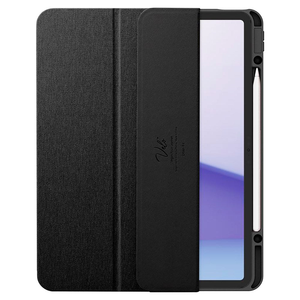 iPad Air 13" (2025 / 2024) Spigen Urban Fit Stof Tablet Cover m. Pen Holder - Sort