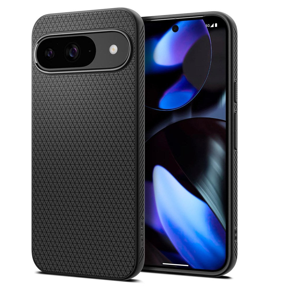 Spigen Google Pixel 9 / 9 Pro Liquid Air Mobil Cover - Mat Sort