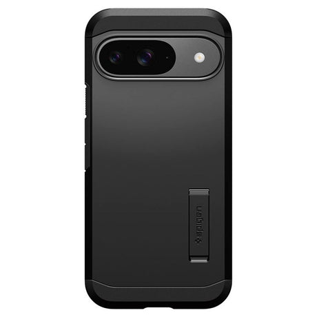 Spigen Google Pixel 9 / 9 Pro Tough Armor Case m. Kickstand - Sort