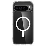 Spigen Google Pixel 9 Pro XL Ultra Hybrid Cover - MagSafe Kompatibel - Gennemsigtig / Hvid