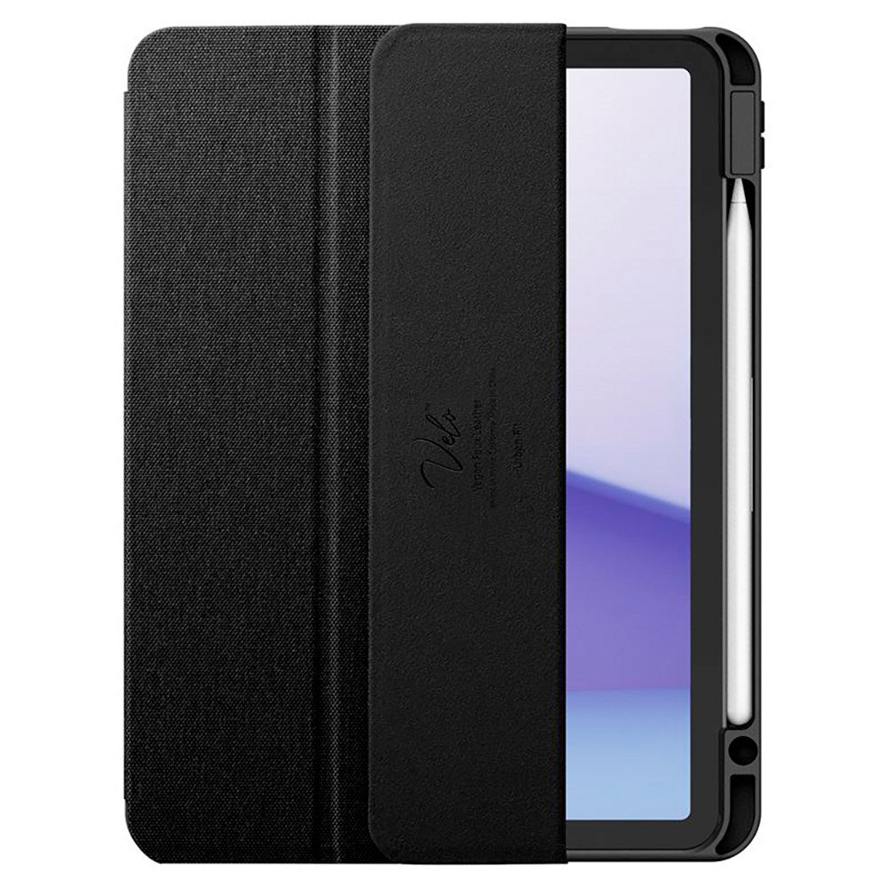 Spigen iPad Air 11" (2026 / 2025 / 2024) Urban Fit Stof Flip Cover m. Pen Holder - Sort