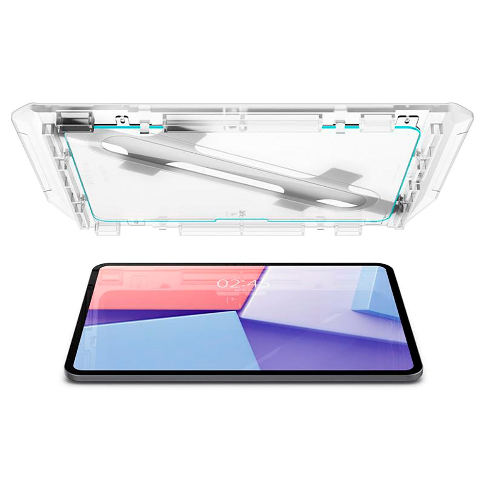 Spigen iPad Pro 11" (2025 / 2024) EZ Fit Glas.tR Skærmbeskyttelse - Case Friendly - Gennemsigtig
