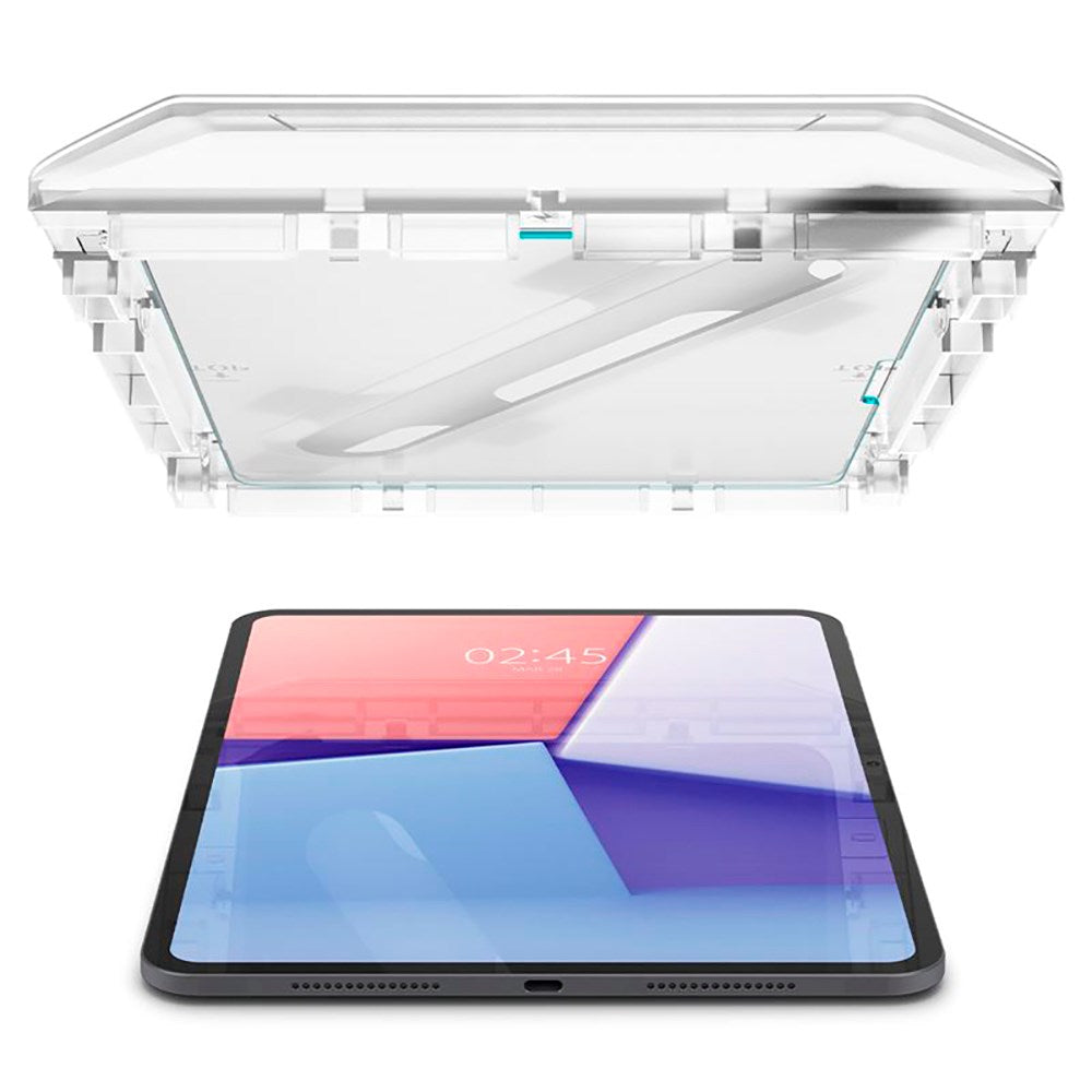 Spigen iPad Pro 11" (2025 / 2024) EZ Fit Glas.tR Skærmbeskyttelse - Case Friendly - Gennemsigtig