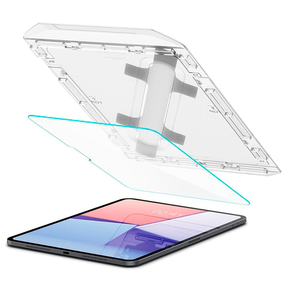 Spigen iPad Pro 11" (2025 / 2024) EZ Fit Glas.tR Skærmbeskyttelse - Case Friendly - Gennemsigtig