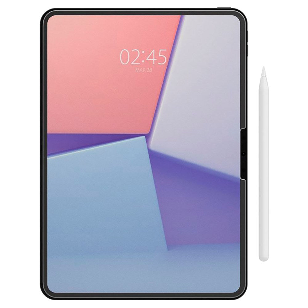 Spigen iPad Pro 11" (2025 / 2024) Paper Touch EZ Fit Glas.tR Skærmbeskyttelse - Case Friendly - Gennemsigtig