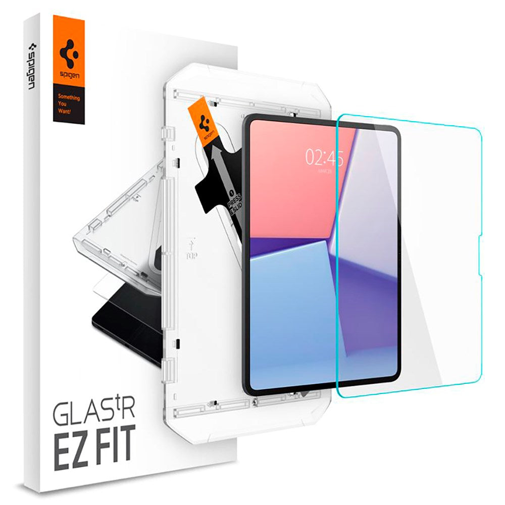 Spigen iPad Pro 13" (2025 / 2024) EZ Fit Glas.tR Skærmbeskyttelse - Case Friendly - Gennemsigtig