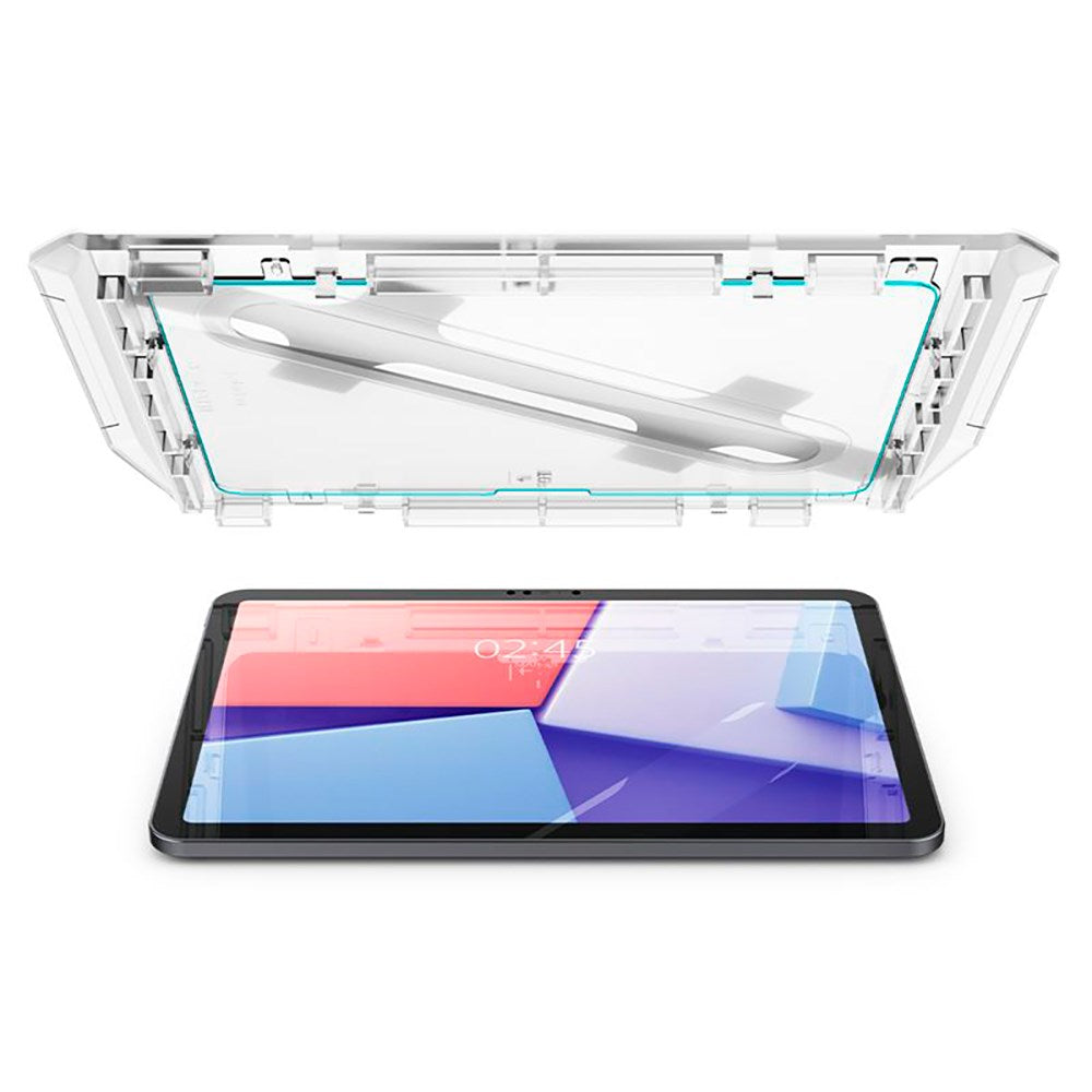 Spigen iPad Air 11" (2025 / 2024) EZ Fit Glas.tR Skærmbeskyttelse - Case Friendly - Gennemsigtig
