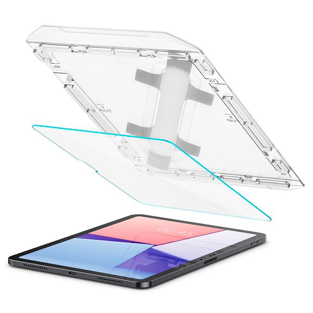 Spigen iPad Air 11" (2025 / 2024) EZ Fit Glas.tR Skærmbeskyttelse - Case Friendly - Gennemsigtig