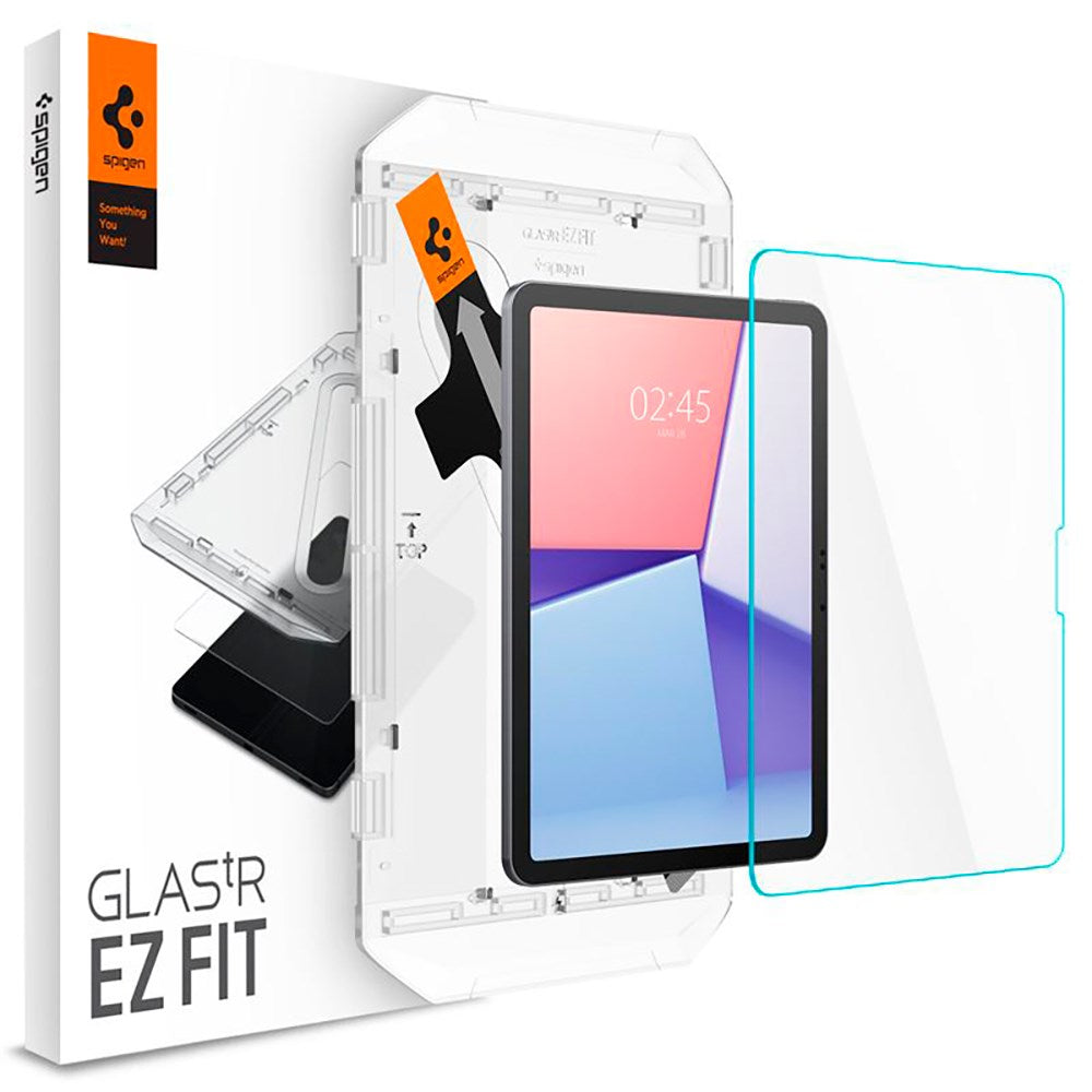 Spigen iPad Air 11" (2025 / 2024) EZ Fit Glas.tR Skærmbeskyttelse - Case Friendly - Gennemsigtig