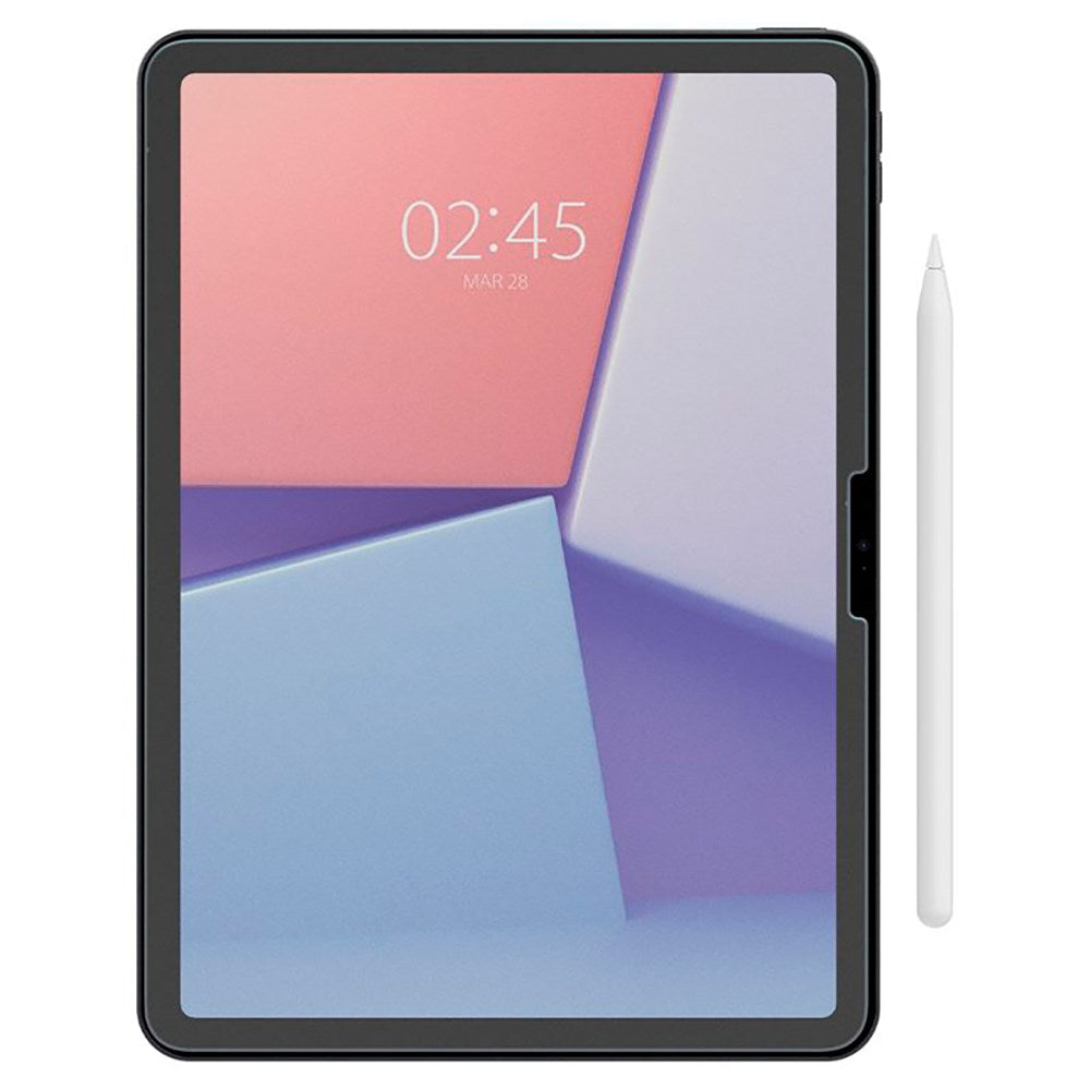 Spigen iPad Air 11" (2025 / 2024) Paper Touch EZ Fit Glas.tR Skærmbeskyttelse - Case Friendly - Gennemsigtig