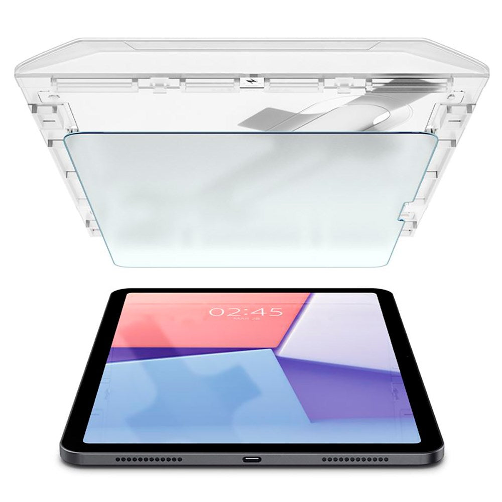 Spigen iPad Air 11" (2025 / 2024) Paper Touch EZ Fit Glas.tR Skærmbeskyttelse - Case Friendly - Gennemsigtig