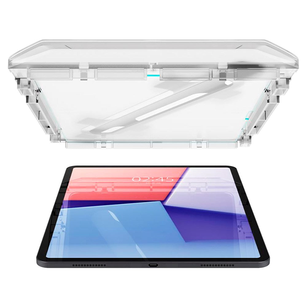 Spigen iPad Air 13" (2025 / 2024) EZ Fit Glas.tR Skærmbeskyttelse - Case Friendly - Gennemsigtig