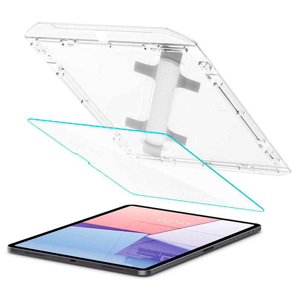 Spigen iPad Air 13" (2025 / 2024) EZ Fit Glas.tR Skærmbeskyttelse - Case Friendly - Gennemsigtig