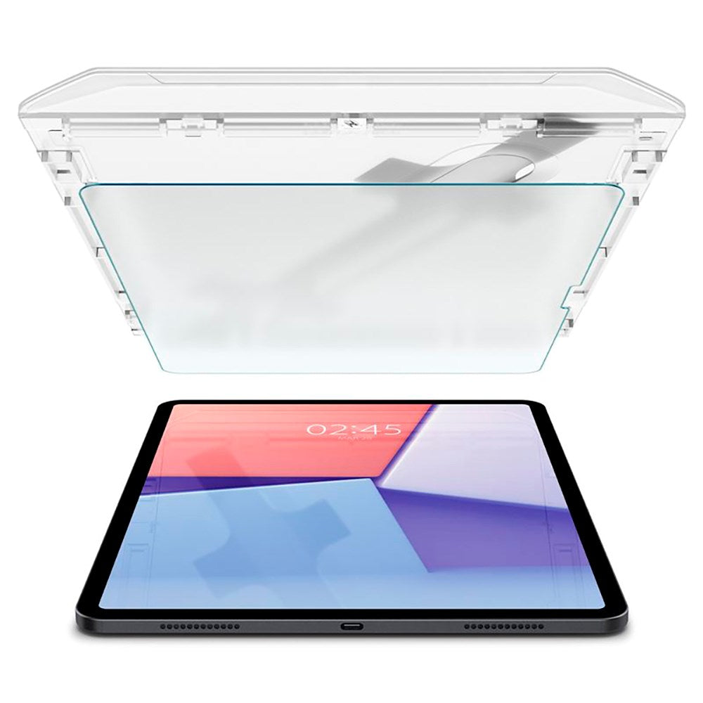 Spigen iPad Air 13" (2025 / 2024) Paper Touch EZ Fit Glas.tR Skærmbeskyttelse - Case Friendly - Gennemsigtig