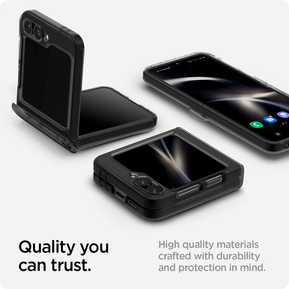 Samsung Galaxy Z Flip7 FE / Flip6 Spigen Ultra Hybrid Pro Bagside Cover - Frost Gray