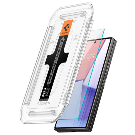 Spigen EZ Fit Glas.tR Skærmbeskyttelse til Samsung Galaxy Z Fold6 - 2 stk. - Case Friendly - Gennemsigtig