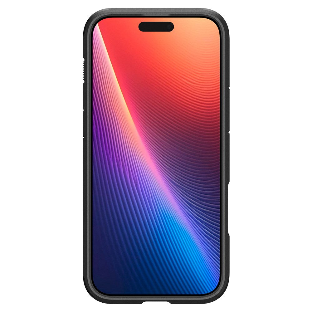 Spigen iPhone 16 Pro Tough Armor T Case m. Kickstand - MagSafe Kompatibel - Sort